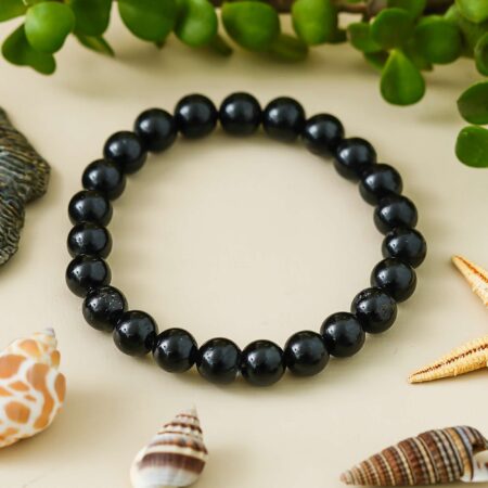 Black Obsidian Bracelet for Women Men's Gifts - Protection Healing Crystal Bracelet - 8mm Gemstone Beaded Adjustable